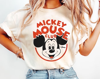 Mickey Mouse Shirt, Mickey Mouse Club Shirt, Mickey and Friends Shirt, Disney Birthday Party, Disneyland Matching Outfits