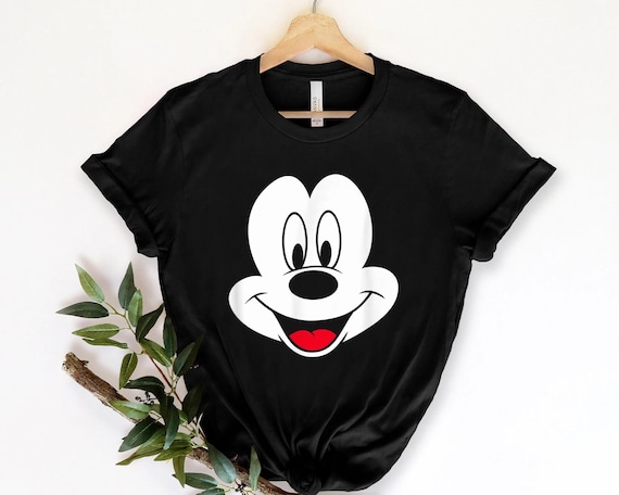 Custom Minnie Mouse and Mickey Mouse Big Face Shirts, Mickey and