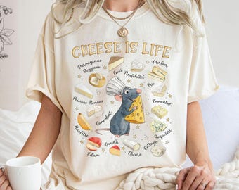 Remy Little Chef Cheese Is Life Shirt, Disney Pixar Ratatouille Shirt, Disney Rat Shirt, Remy Gusteau's Shirt