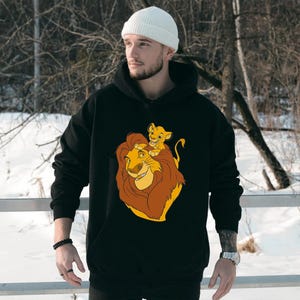 The Lion King Simba and Mufasa Father and Son Shirt, Father's Day Shirt, Shirt For Dad, Great Gift Ideas For Men Grandpa image 4