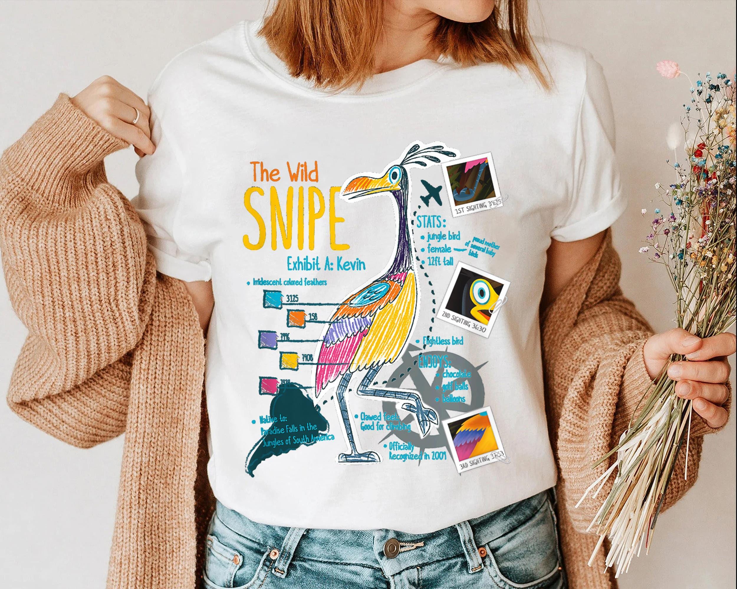 Kevin the Wild Snipe Shirt, up Movie Tee, Disney Family Vacation 