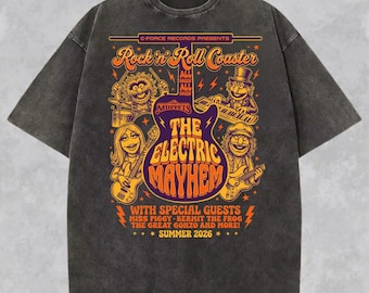 The Muppets Rock 'n' Roller Coaster Starring Shirt, Hollywood studios, Disneyland Vacation Family Trip
