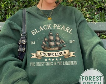Black Pearl Cruise Lines Finest Ships In The Caribbean, Disney Pirates Caribbean Shirt, A Pirate Life For Me Tee
