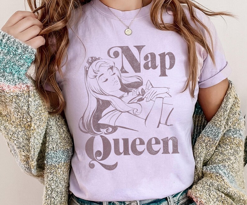 Aurora Shirt, Nap Queen T-shirt, Sleeping Beauty Shirt, Princess Aurora Shirt, Disney Princess, Disneyland Vacation, Disneyworld Trip 2023 画像 5