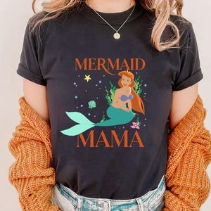 The Little Mermaid Mama Shirt, Queen Athena Shirt, The Little Mermaid T-Shirt, Ariel Princess Mom, Mother's Day Gift Ideas For Mom Mama Bild 3