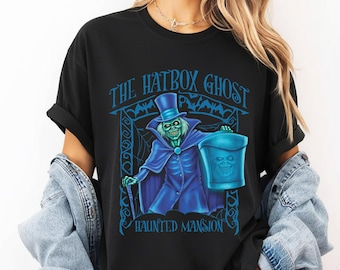 Retro The Haunted Mansion Shirt, The Hatbox Ghost Shirt, Welcome Foolish Mortals T-shirt, Halloween Party
