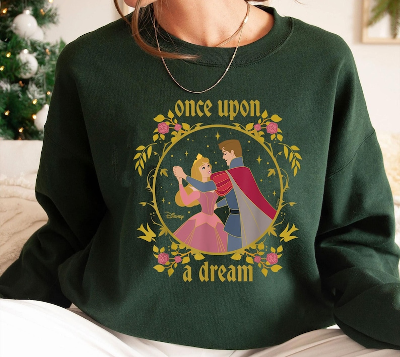 Once Upon A Dream Shirt, Princess Aurora T-shirt, Sleeping Beauty Tee, Disney Family Vacation, Disneyland Trip image 5