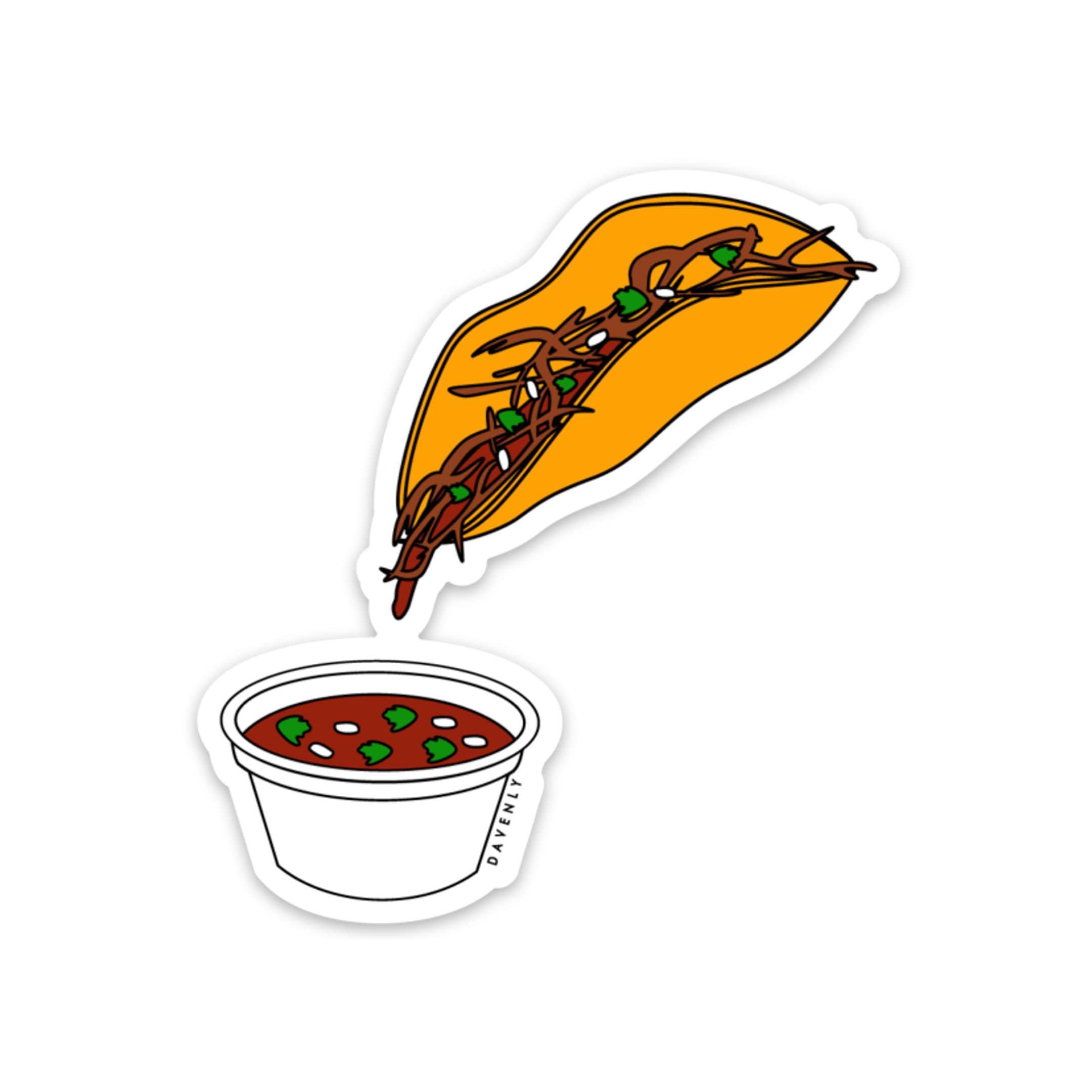 Birria Taco Sticker / Taco Tuesday Sticker / Vinilo / Acabado - Etsy México