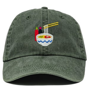 Pho Embroidered Dad Hat | Vietnamese Food | Noodles Hat | Food Hat | Birthday Gift | Gift For Him | Gift For Her | The Brothers Sun