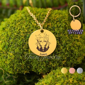 Genshin Necklace • Game Necklace • Personalized Necklace • Gifts For Kids • Birthday Gifts • Gifts For Her • Gifts For Him