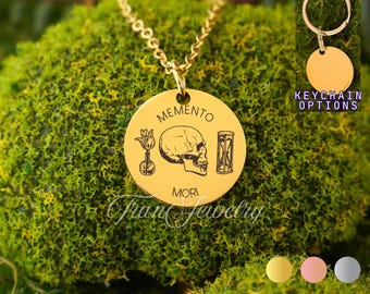 Memento Mori Necklace • Personalized Necklace • Gifts For Kids • Birthday Gifts • Gifts For Her • Gifts For Him