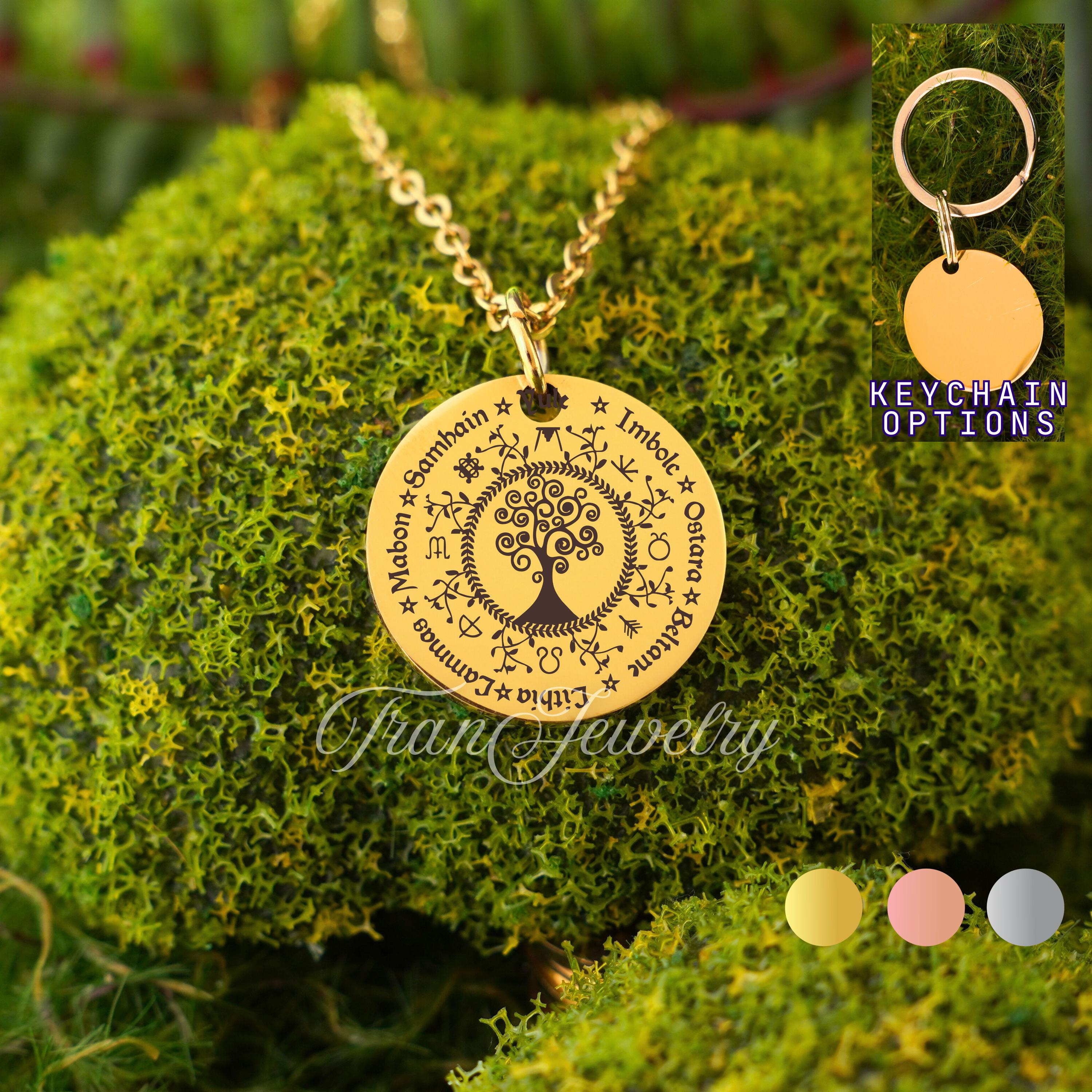 Collana Ruota dell'Anno • Collana personalizzata • Regali per bambini • Regali di compleanno • Regali per lei • Regali per lui