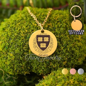 Personalized University Necklace • Graduation Pendant • Gifts For Her • Gift For Him