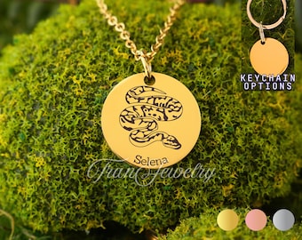 Ball Python Halskette • Personalisierte Halskette • Ball Python Anhänger • Königspython • Tier Halskette • Geschenke für Sie