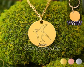 Manta Ray Necklace • Personalized Necklace • Gift For Girls • Gift For Kids • Birthday Gifts • Gifts For Her