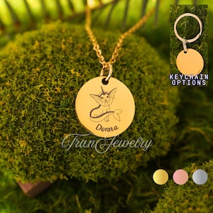 Vaporeon Necklace • Eeveelution • Personalized Necklace • Gifts For Kids • Birthday Gifts • Gifts For Her