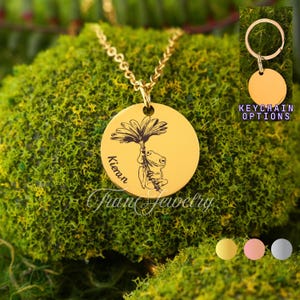 Frog Name Necklace • Personalized Necklace • Gifts For Kids • Birthday Gifts • Gifts For Her • Gifts For Him