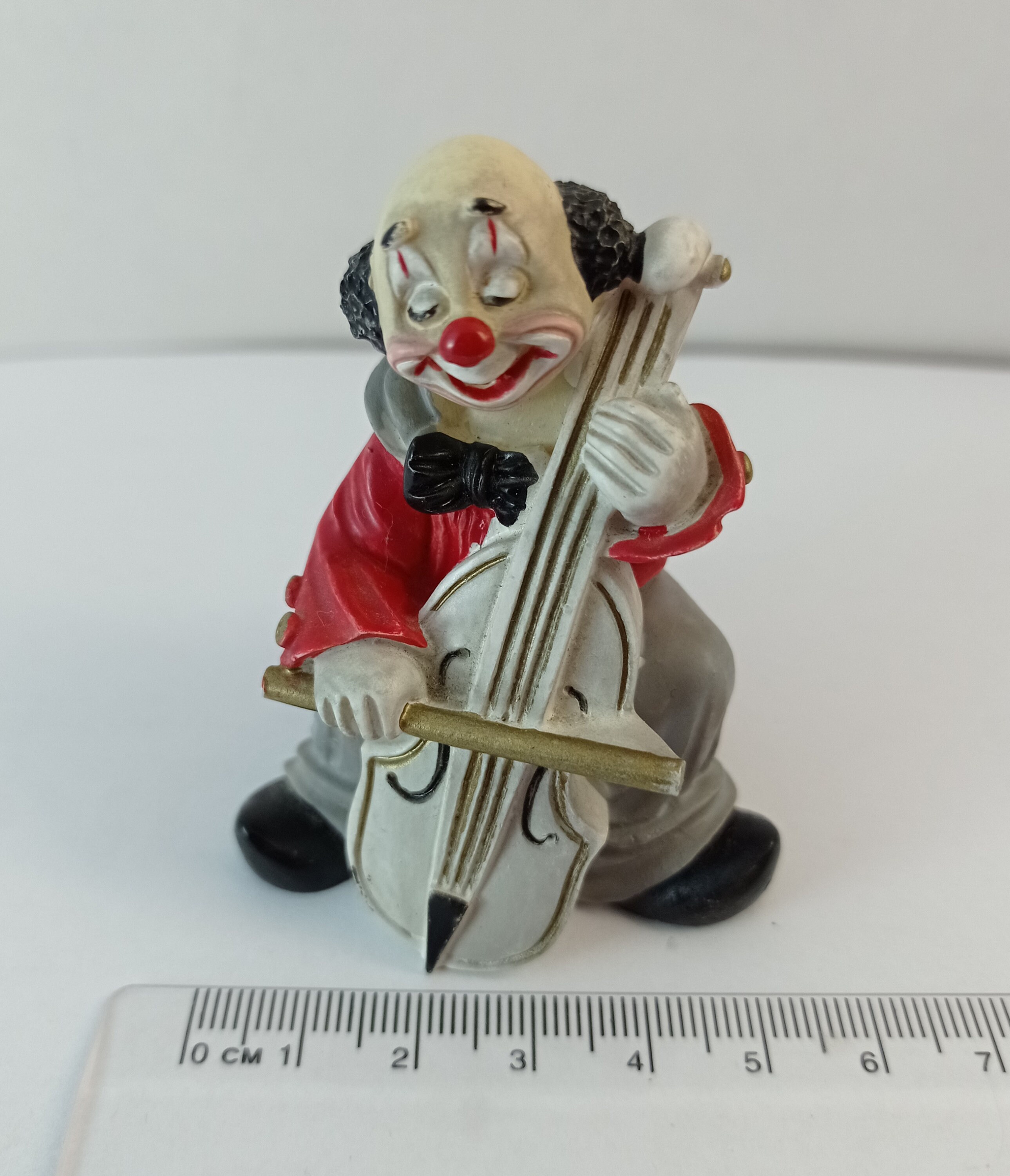 Rare Vintage Gilde Handwerk Clown with Violin Figure Handmade ... GILDE HANDWERK Comedy collection ピエロ