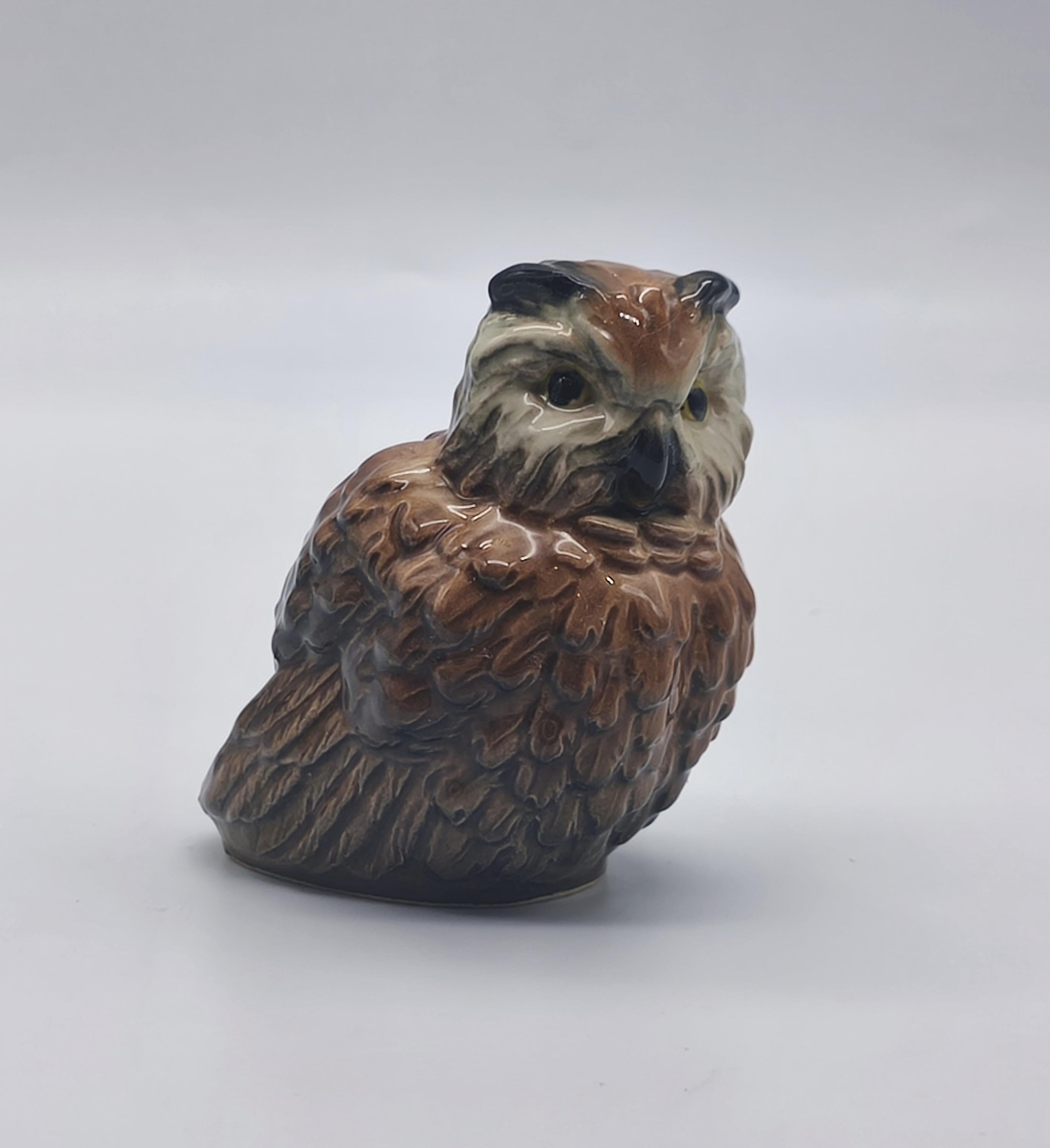 Vintage Goebel Owl Figurine - West Germany, Handcrafted Ceramic, 8 cm Tall, Collectible Home Décor