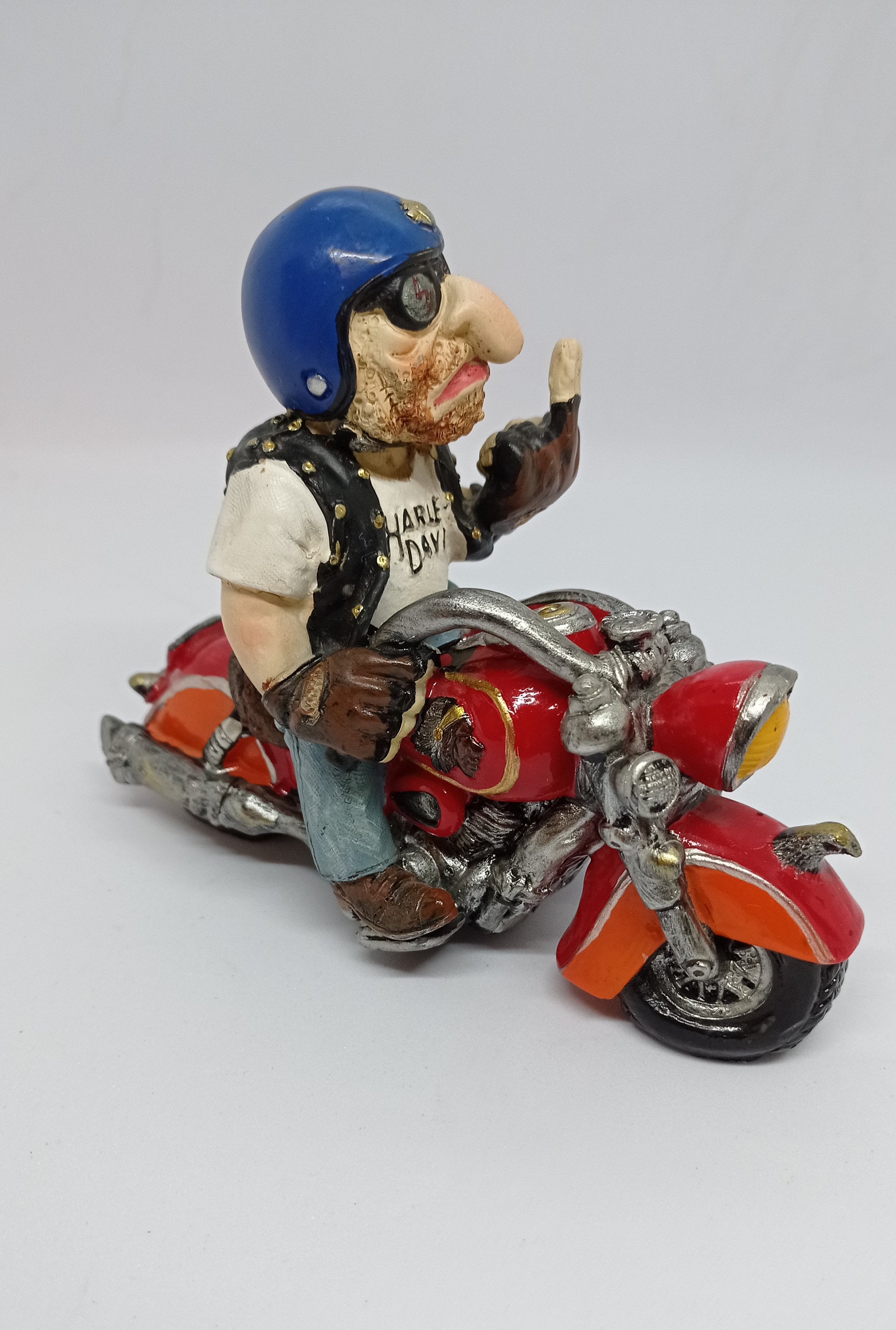 Figurine Métiers Pilote Moto GP - coureur moto Warren Stratford