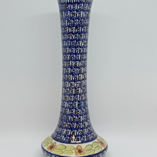 Blue Flower Vase Etsy