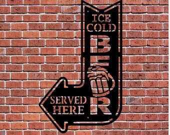 Ice Cold Beer Ghost Aged Brick Premium Acrylic Sign CGSignLab 36x24 Ice Cold Beer Ghost Aged Brick Premium Acrylic Sign CGSignLab 36x24