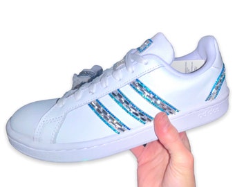 Women's Custom Adidas Superstar Originals With Swarovski Crystals BLING  Shoes - Etsy