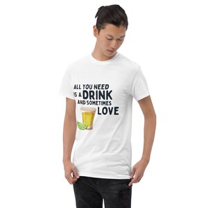 Funny Shirt Men | Drink Well With Others | Husband Shirt - Christmas Day Gift for Men - Funny TShirt Birthday Gift - Funny Shirt