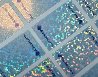 Custom Sports Trading Card Sparkling One Touch Magnetic Stickers - 50 Count