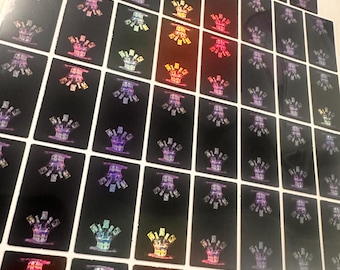 Custom Printable Sticker Digital Download - Personalized DIY Stickers for Home Printing