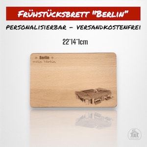 Breakfast board with engraving of your favorite club - Berlin -