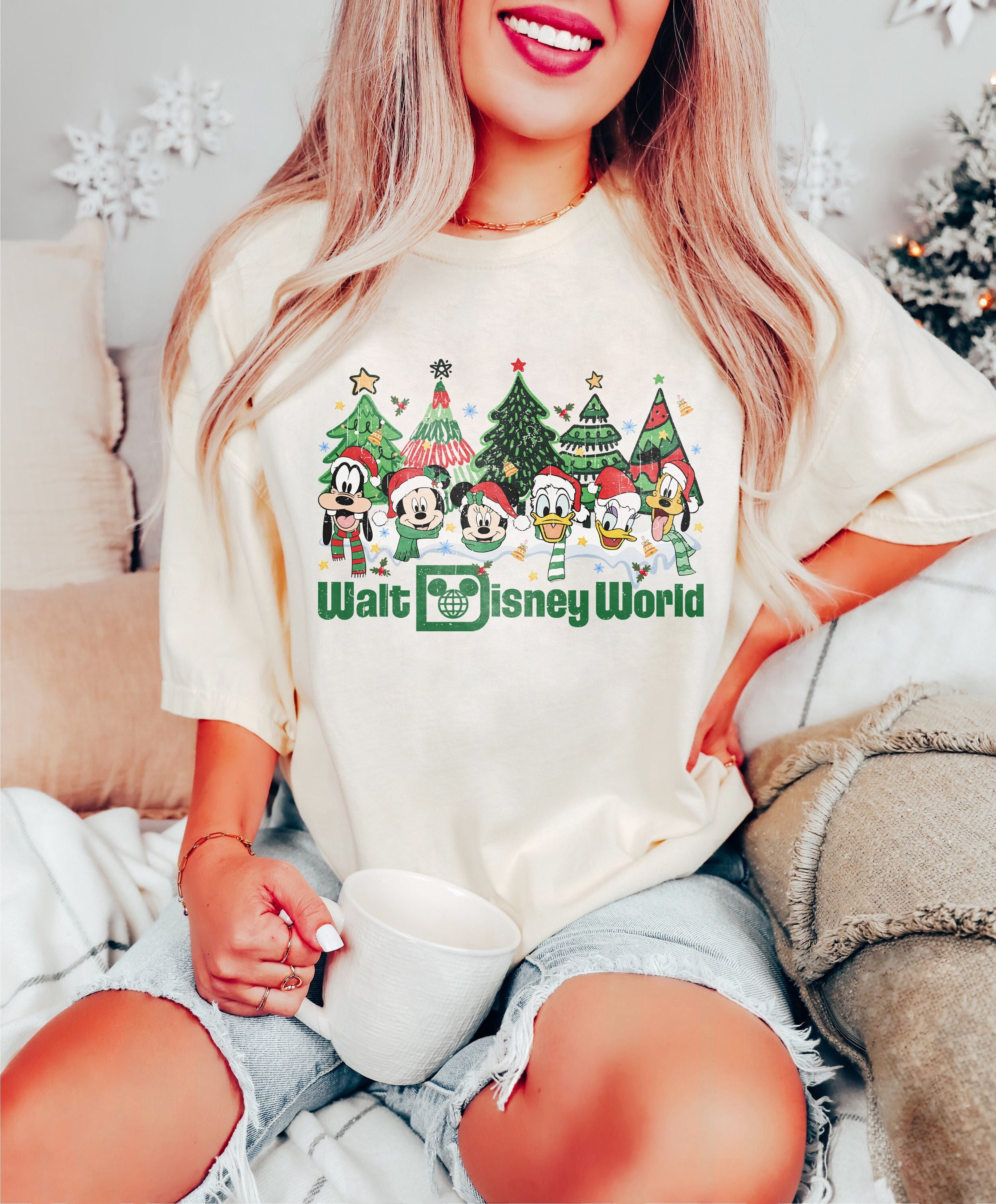 Discover Vintage Walt Disney World Christmas Shirt, Disneyworld Christmas Shirt