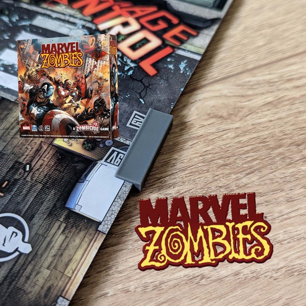 12 Clips connecteurs 3D pour Zombicide Marvel Zombies core box