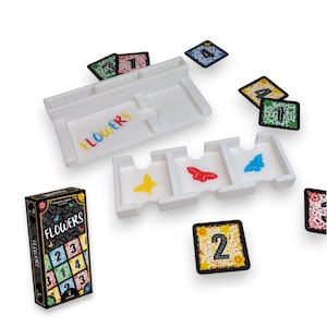 Blumen – Spenderaufbewahrung, kompatibel mit Brettspielen