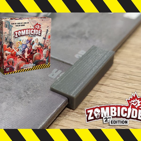 12 3D-Verbindungsclips für die Zombicide 2nd Second Edition-Kernbox