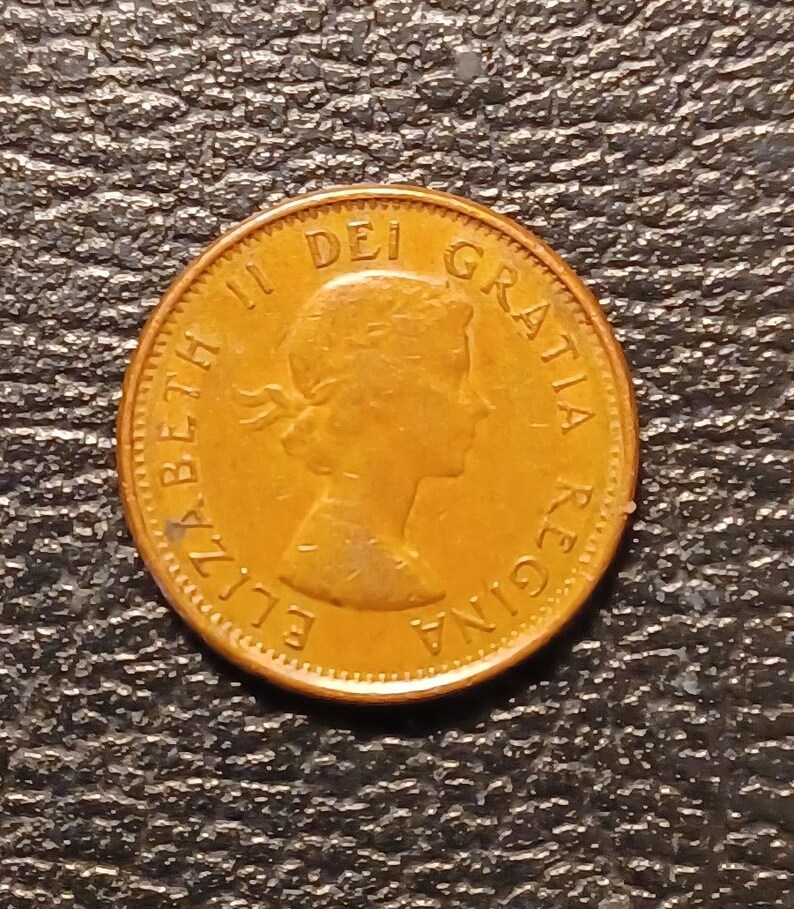 1961 Elizabeth sold out II Dei Gratia Rare Canada Coin Penny Sales results No. 1 Regina