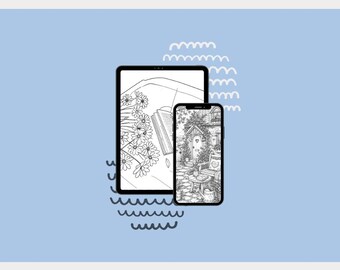Cottagecore Colouring Pages – 50 Printable Designs | Digital Download
