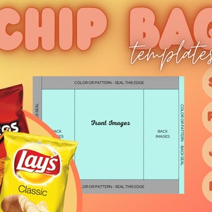 Chip Bag Wrapper 1oz Template Digital Download Canva Cricut - Etsy