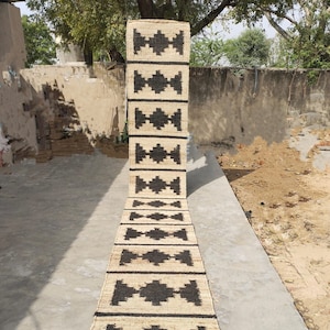 Alfombra de cáñamo hecha a mano, alfombra de yute vintage, alfombra de pasillo, alfombra de cocina a medida, alfombra de sisal, alfombra de exterior, alfombra bohemia, alfombra decorativa grande, alfombra de pasillo.