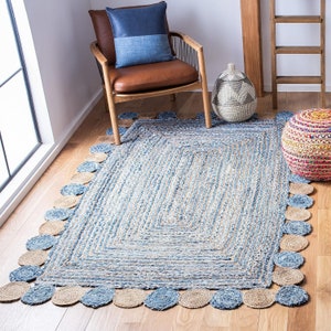 Cotton Chindi Jute Home Decor Rugs Hand Made Bohemian Area Rug  cotton area rugs rectangular  braided rug rag rug door mat
