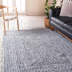 Handmade Chindi Cotton Area Rug Custom Size Rectangle Rug Christmas Gift Indian Hand Braided denim Rug Home Décor Rug Moroccan Rug
