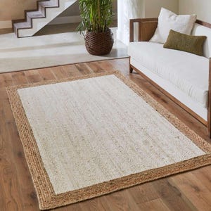 Handmade Jute Rug, Jute Braided Rug, Natural Rug, Bohemian Rug, Jute Area Rug, Jute Woven Rug , Large Area Rug, Eco Friendly Rug 8x10,9x12ft