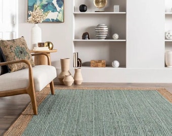 Handmade Jute Rug, Jute Braided Rug, Natural Rug, Bohemian Rug, Jute Area Rug, Jute Woven Rug , Large Area Rug, Eco Friendly Rug