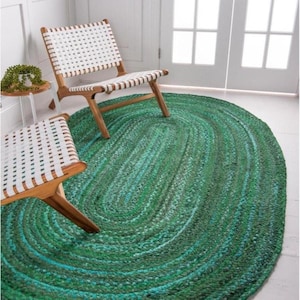 Hand Braided chindi Cotton Carpet, Handmade Chindi Cotton Runners, Bohemian Eco Rugs, Custom Size, meditation mat, area rug home decor