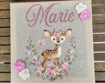 Mural deer