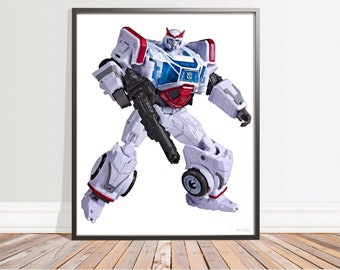 Transformers Optimus Prime, Descarga digital, Superhéroe, Impresión de póster de arte de pared, Póster de superhéroe, Imprimible para niños, Decoración de habitaciones para niños, Ciencia ficción