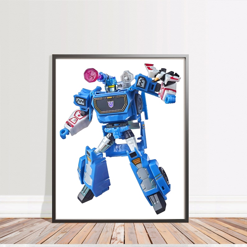Soundwave Transformers Print ,Digital Download, Superhero,Wall Art Poster Print, Printable For Kids, Boys Room Decor, Optimus Prime,Autobots image 1