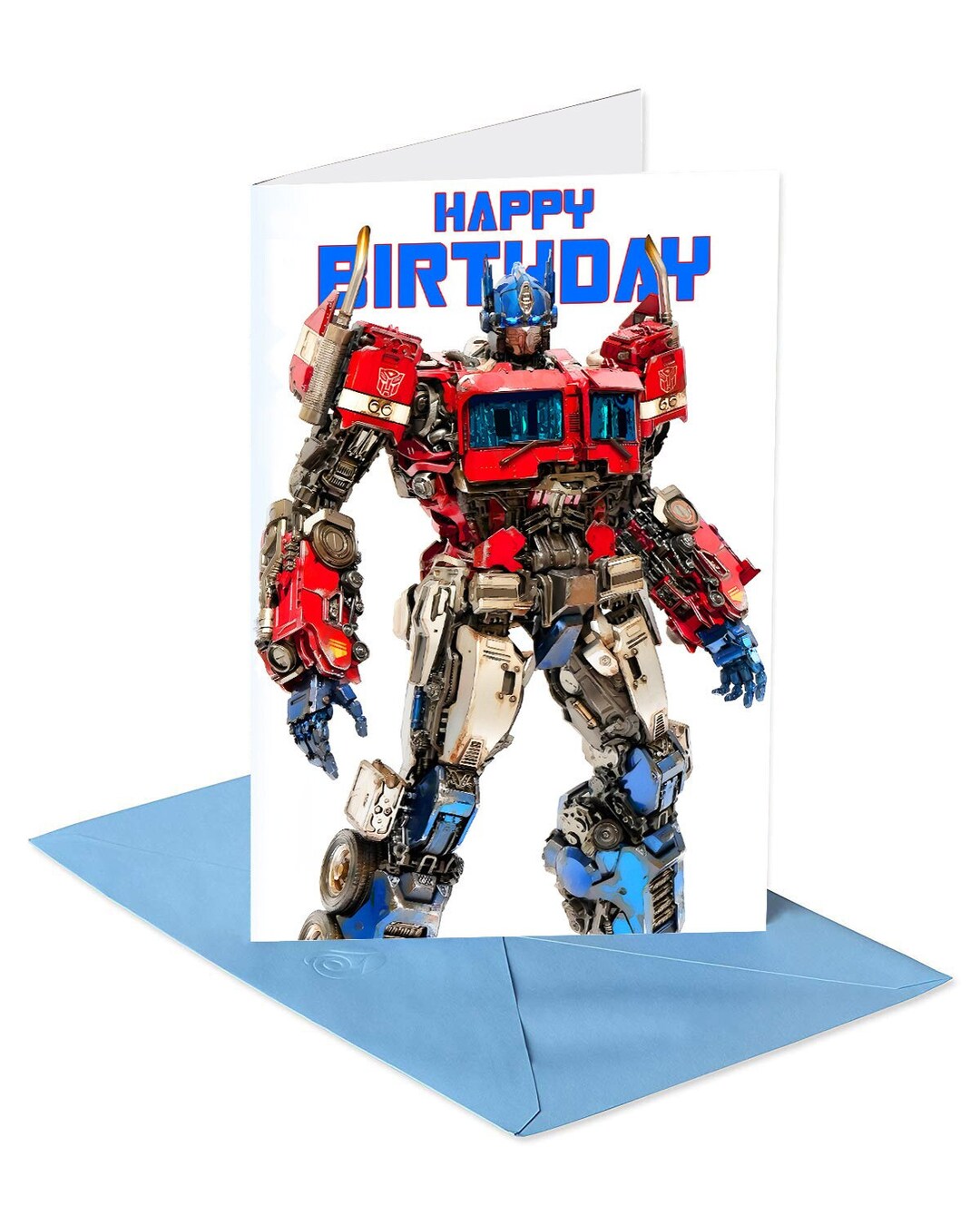 Optimus Prime Birthday Cardrescue Bots Instant - Etsy