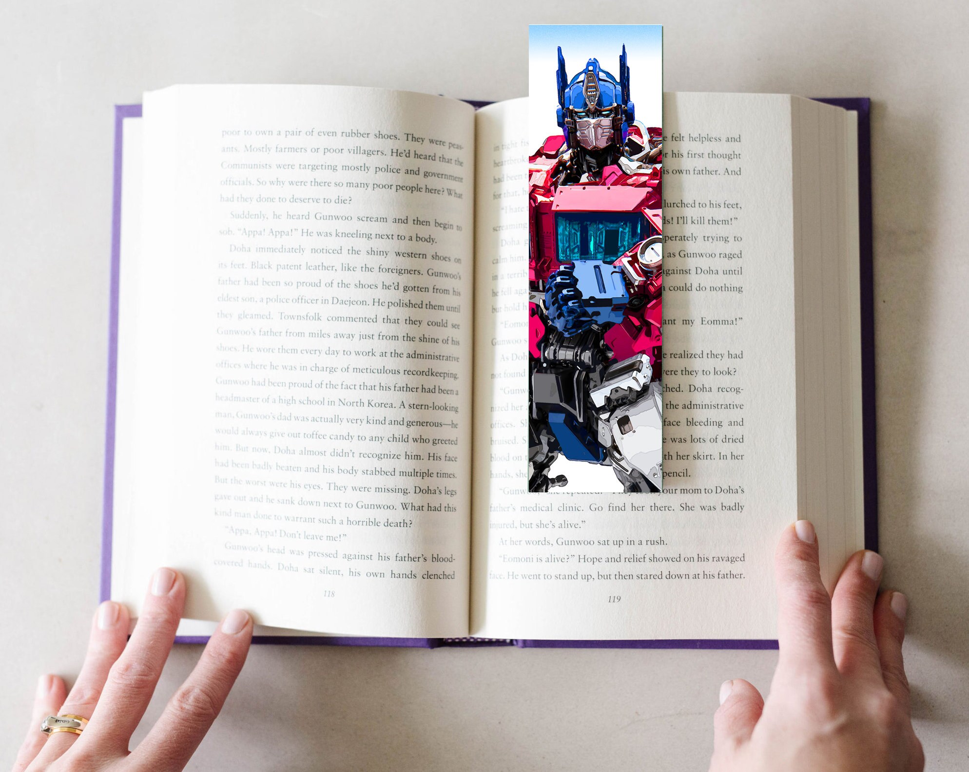 Optimus Prime Transformers Bookmark, Sketch Style Art , Autobot Fan ...