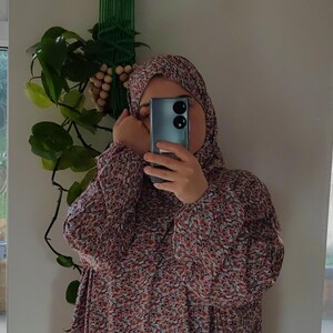Luxury Prayer Dress, Abaya, Jilbab, Maxi Dress, Long Dress, Khimar, Islamic Dress, Prayer Abaya, Prayer set, Islamic gift, Hijab,Prayer Robe